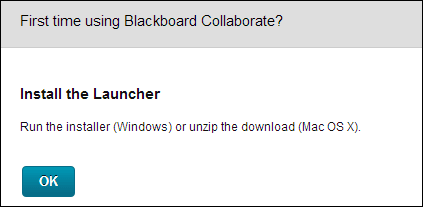Install the Launcher pop-up dialog