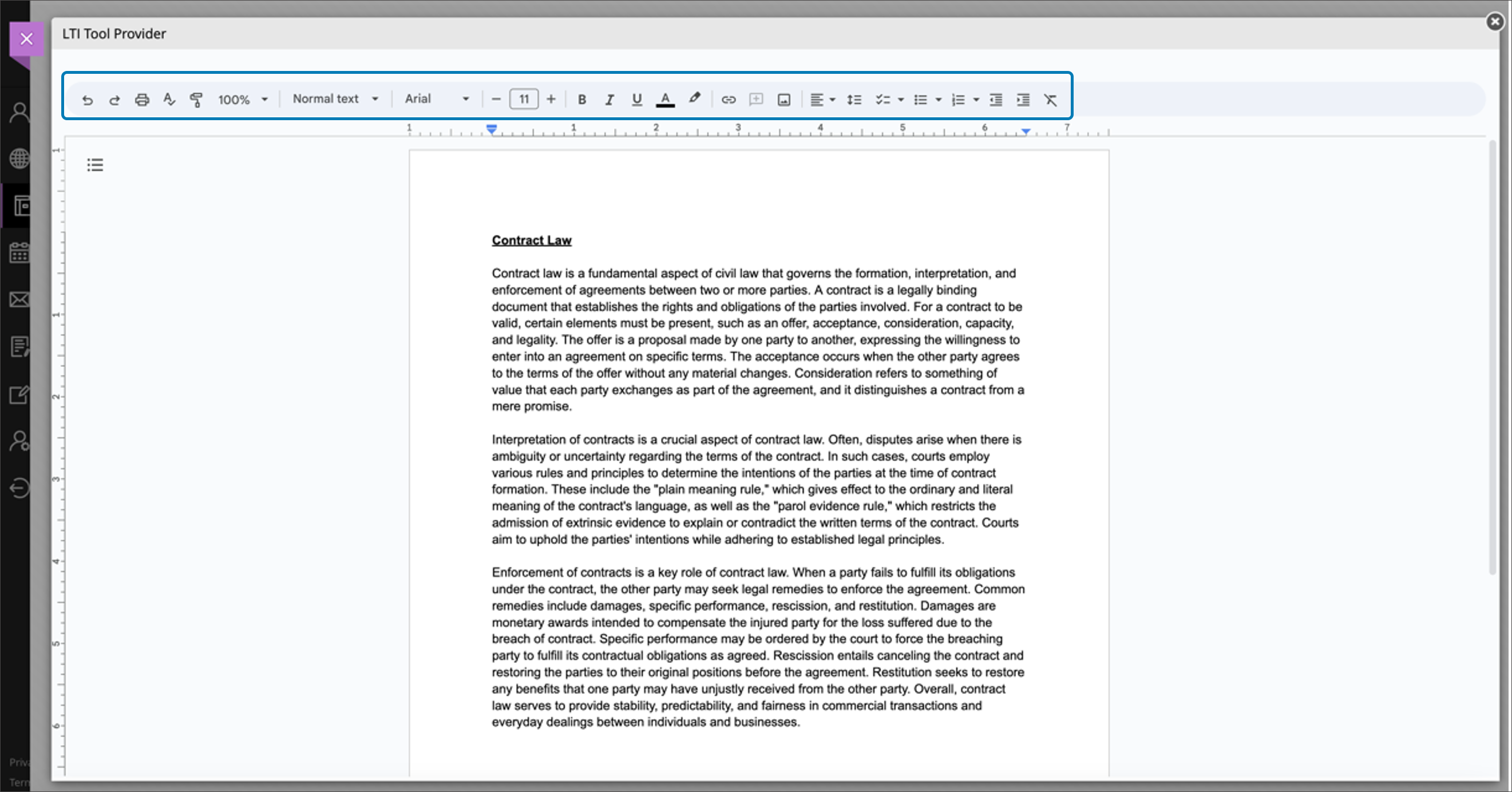 Students can view the file inline and edit
