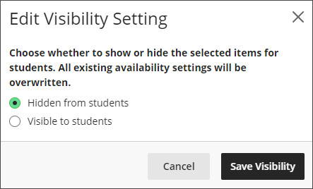 Image of the Edit Visibility Setting window