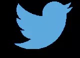 Twitter logo of blue bird
